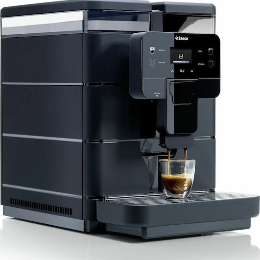Saeco Royal Αυτόματη Μηχανή Espresso 1400W Πίεσης 15bar με Μύλο Άλεσης Μαύρη