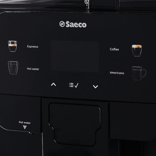 Saeco Royal Αυτόματη Μηχανή Espresso 1400W Πίεσης 15bar με Μύλο Άλεσης Μαύρη