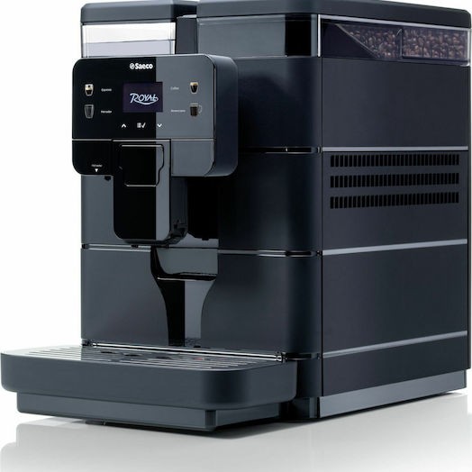 Saeco Royal Αυτόματη Μηχανή Espresso 1400W Πίεσης 15bar με Μύλο Άλεσης Μαύρη