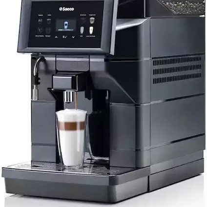 Saeco Aurora M1 Αυτόματη Μηχανή Espresso 1900W Πίεσης 15bar για Cappuccino με Μύλο Άλεσης Καφέ