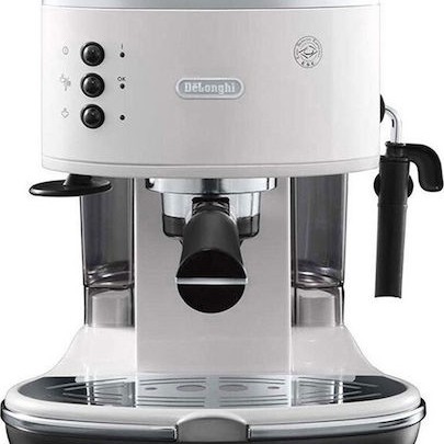 De'Longhi Espresso Icona Eco Μηχανή Espresso 1100W Πίεσης 15bar Λευκή