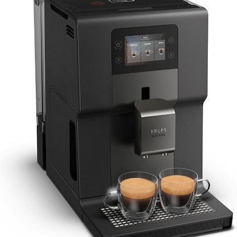Krups Intuition Preference+ Αυτόματη Μηχανή Espresso 1450W Πίεσης 15bar με Μύλο Άλεσης Μαύρη