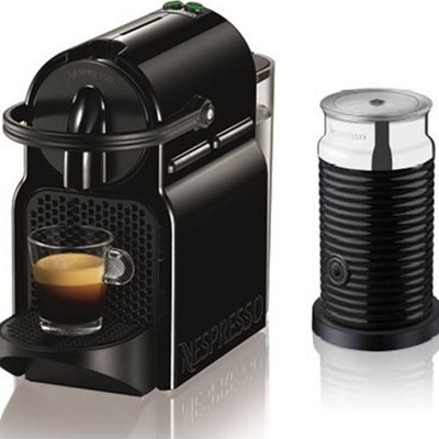 De'Longhi Inissia Καφετιέρα για Κάψουλες Nespresso Πίεσης 19bar με Αφρογαλιέρα Black