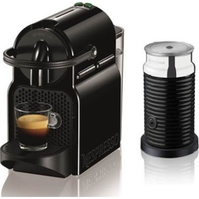 De'Longhi Inissia Καφετιέρα για Κάψουλες Nespresso Πίεσης 19bar με Αφρογαλιέρα Black