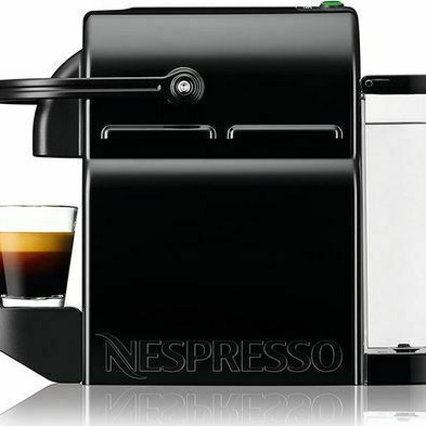 De'Longhi Inissia Καφετιέρα για Κάψουλες Nespresso Πίεσης 19bar με Αφρογαλιέρα Black