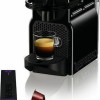 De'Longhi Inissia Καφετιέρα για Κάψουλες Nespresso Πίεσης 19bar με Αφρογαλιέρα Black