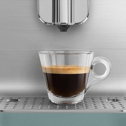 Smeg Αυτόματη Μηχανή Espresso 1350W Πίεσης 19bar με Μύλο Άλεσης Πράσινη BCC13EGMEU