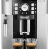 De'Longhi Magnifica Αυτόματη Μηχανή Espresso 1450W Πίεσης 15bar με Μύλο Άλεσης Ασημί