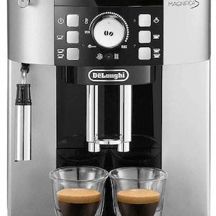 De'Longhi Magnifica Αυτόματη Μηχανή Espresso 1450W Πίεσης 15bar με Μύλο Άλεσης Ασημί
