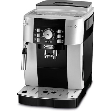 De'Longhi Magnifica Αυτόματη Μηχανή Espresso 1450W Πίεσης 15bar με Μύλο Άλεσης Ασημί