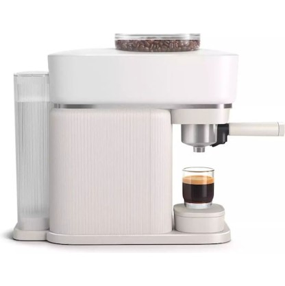 Philips Baristina Αυτόματη Μηχανή Espresso 1500W Πίεσης 16bar με Μύλο Άλεσης Λευκή