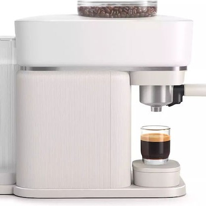Philips Baristina Αυτόματη Μηχανή Espresso 1500W Πίεσης 16bar με Μύλο Άλεσης Λευκή