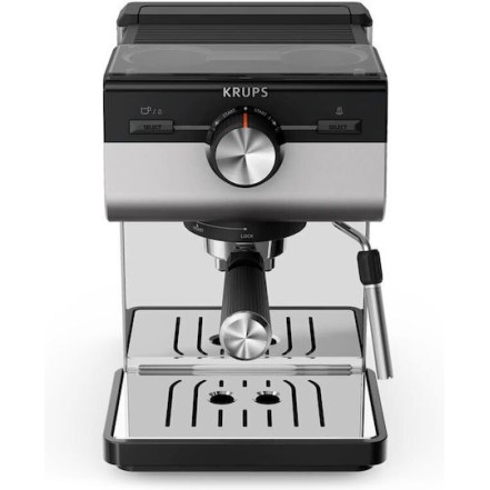 Krups Μηχανή Espresso 1140W Πίεσης 15bar Ασημί XP384E10