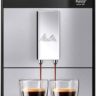 Melitta Purista® Series 300 Αυτόματη Μηχανή Espresso 1450W Πίεσης 15bar με Μύλο Άλεσης Μαύρη