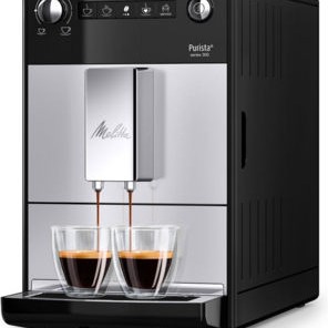 Melitta Purista® Series 300 Αυτόματη Μηχανή Espresso 1450W Πίεσης 15bar με Μύλο Άλεσης Μαύρη