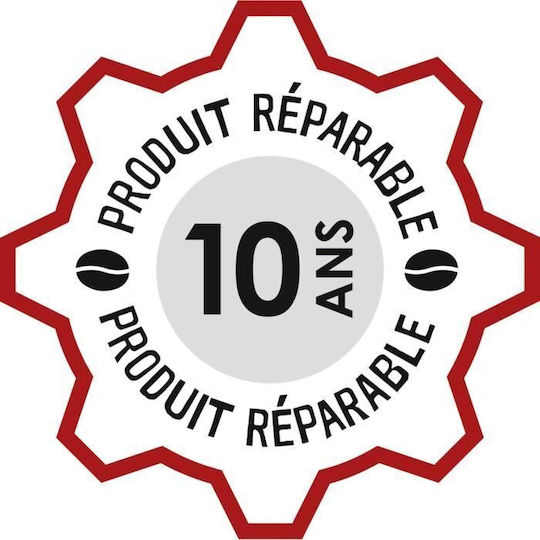 Melitta Purista® Series 300 Αυτόματη Μηχανή Espresso 1450W Πίεσης 15bar με Μύλο Άλεσης Μαύρη