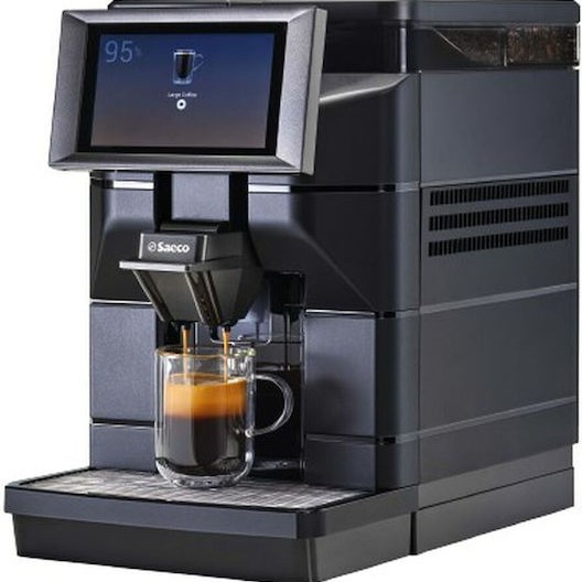 Saeco Magic B1 Αυτόματη Μηχανή Espresso 1300W Πίεσης 15bar για Cappuccino με Μύλο Άλεσης Γκρι