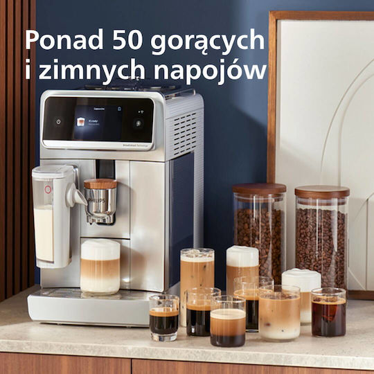 Philips Αυτόματη Μηχανή Espresso Πίεσης 15bar με Μύλο Άλεσης Καφέ
