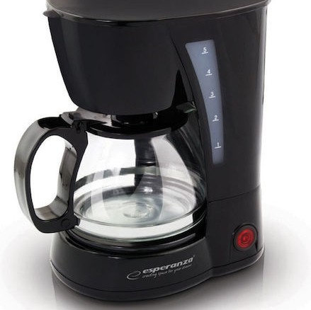 Esperanza Robusta Καφετιέρα Φίλτρου 650W Black