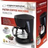 Esperanza Robusta Καφετιέρα Φίλτρου 650W Black