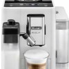 De'Longhi Rivelia Αυτόματη Μηχανή Espresso 1450W Πίεσης 19bar για Cappuccino με Μύλο Άλεσης Λευκή