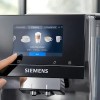 Siemens Eq700 Αυτόματη Μηχανή Espresso 1300W Πίεσης 19bar με Μύλο Άλεσης Ασημί