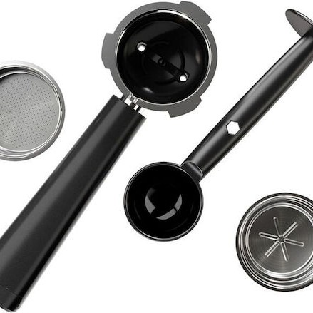 AEG Μηχανή Espresso 1450W Πίεσης 15bar Μαύρη EC6-1-6BST