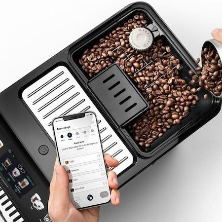 De'Longhi Eletta Explore Αυτόματη Μηχανή Espresso 1450W Πίεσης 15bar με Μύλο Άλεσης Ασημί