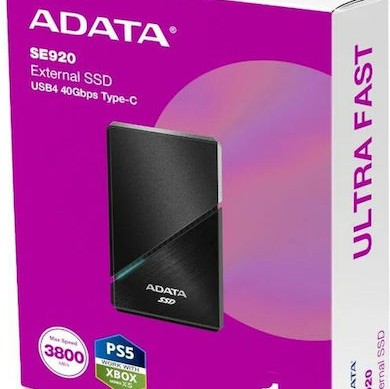Adata SE920 USB-C Εξωτερικός SSD 1TB 2.5