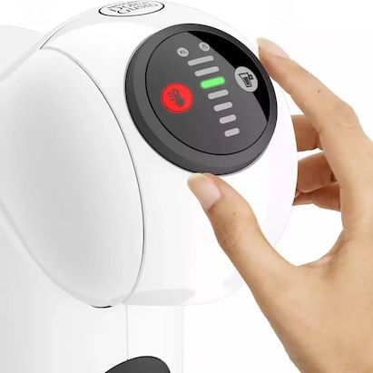 Krups Genio S Καφετιέρα για Κάψουλες Dolce Gusto Πίεσης 15bar Λευκή