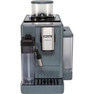 De'Longhi Rivelia Αυτόματη Μηχανή Espresso 1450W Πίεσης 19bar για Cappuccino με Μύλο Άλεσης Γκρι
