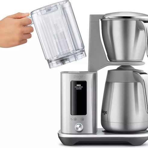 Sage The Luxe Brewer Thermal Καφετιέρα Γαλλικού Χειρός Ανοξείδωτη Ασημί 1.7lt