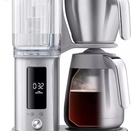 Sage The Luxe Brewer Thermal Καφετιέρα Γαλλικού Χειρός Ανοξείδωτη Ασημί 1.7lt