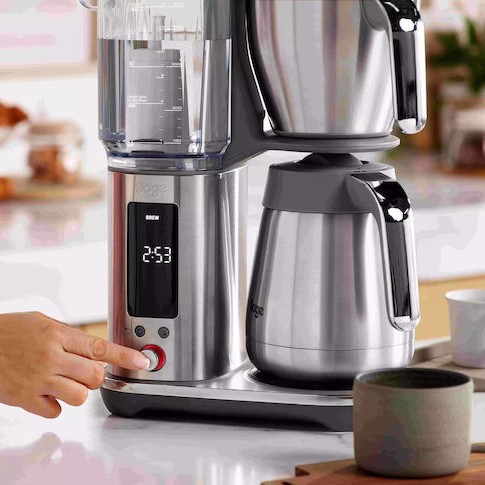 Sage The Luxe Brewer Thermal Καφετιέρα Γαλλικού Χειρός Ανοξείδωτη Ασημί 1.7lt