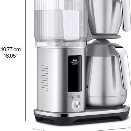 Sage The Luxe Brewer Thermal Καφετιέρα Γαλλικού Χειρός Ανοξείδωτη Ασημί 1.7lt