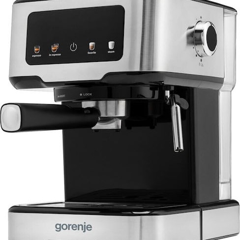 Gorenje ESCM15CD Μηχανή Espresso Μαύρη