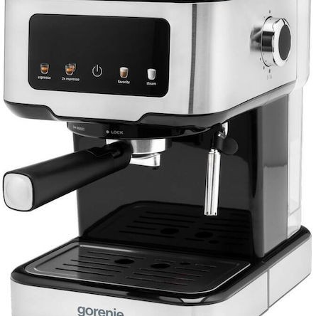 Gorenje ESCM15CD Μηχανή Espresso Μαύρη