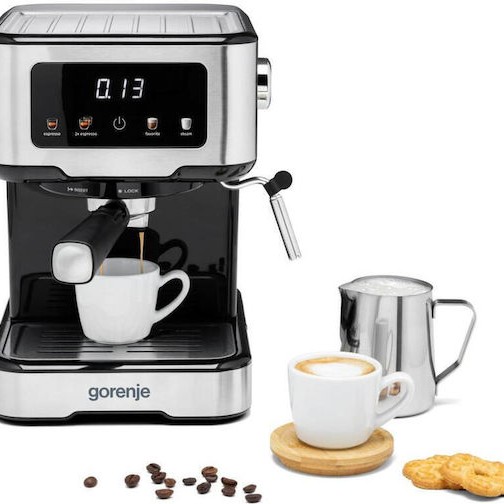 Gorenje ESCM15CD Μηχανή Espresso Μαύρη