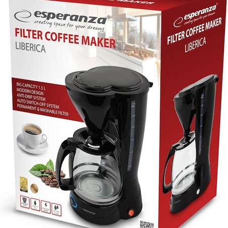 Esperanza Καφετιέρα Φίλτρου 800W