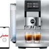 Jura Z10 Αυτόματη Μηχανή Espresso Εντοιχιζόμενη 1450W Πίεσης 15bar για Cappuccino με Μύλο και Wi-Fi Ασημί