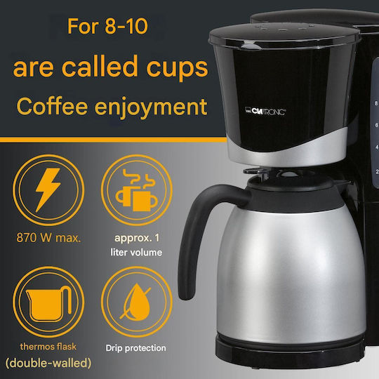 Clatronic Καφετιέρα Φίλτρου 870W