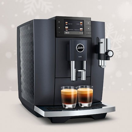 Jura E8 Cosmic Αυτόματη Μηχανή Espresso 1450W Πίεσης 15bar για Cappuccino με Μύλο Άλεσης Μαύρη