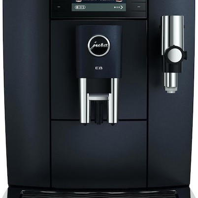 Jura E8 Cosmic Αυτόματη Μηχανή Espresso 1450W Πίεσης 15bar για Cappuccino με Μύλο Άλεσης Μαύρη
