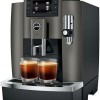 Jura E8 Αυτόματη Μηχανή Espresso 1450W Πίεσης 15bar με Μύλο Άλεσης Dark Inox