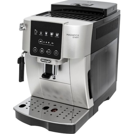 De'Longhi Magnifica Start Αυτόματη Μηχανή Espresso 1450W Πίεσης 15bar με Μύλο Άλεσης Ασημί