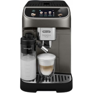 De'Longhi Magnifica Plus Αυτόματη Μηχανή Espresso 1450W Πίεσης 15bar για Cappuccino με Μύλο Άλεσης Γκρι
