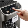 De'Longhi Magnifica Plus Αυτόματη Μηχανή Espresso 1450W Πίεσης 15bar για Cappuccino με Μύλο Άλεσης Γκρι