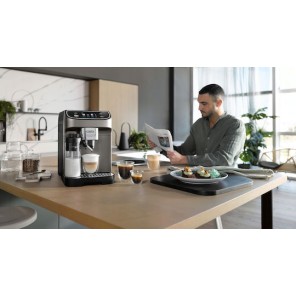 De'Longhi Magnifica Plus Αυτόματη Μηχανή Espresso 1450W Πίεσης 15bar για Cappuccino με Μύλο Άλεσης Γκρι