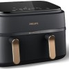 Philips Air Fryer με Διπλό Αποσπώμενο Κάδο 9lt Μαύρο NA352/00