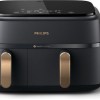 Philips Air Fryer με Διπλό Αποσπώμενο Κάδο 9lt Μαύρο NA352/00